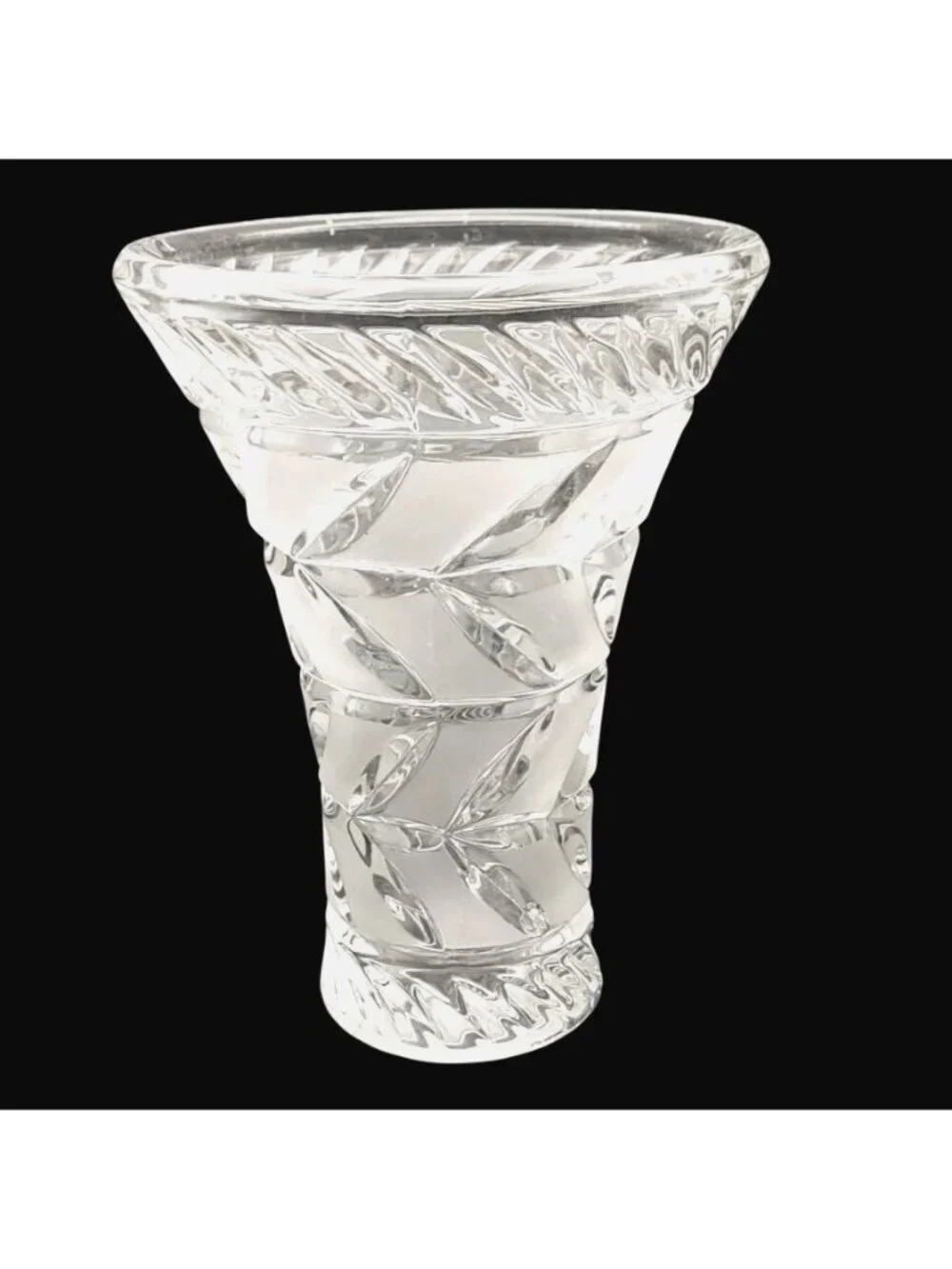 Crystal Trumpet Vase 6.5